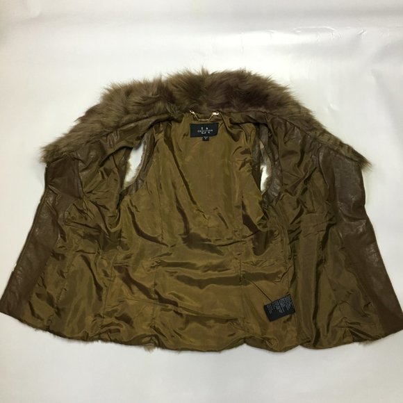 Faux fur vest with zipper - Picture 6 of 15